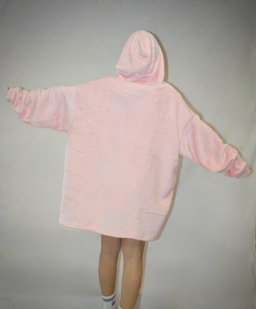 Cozie light cotton candy blanket hoodie
